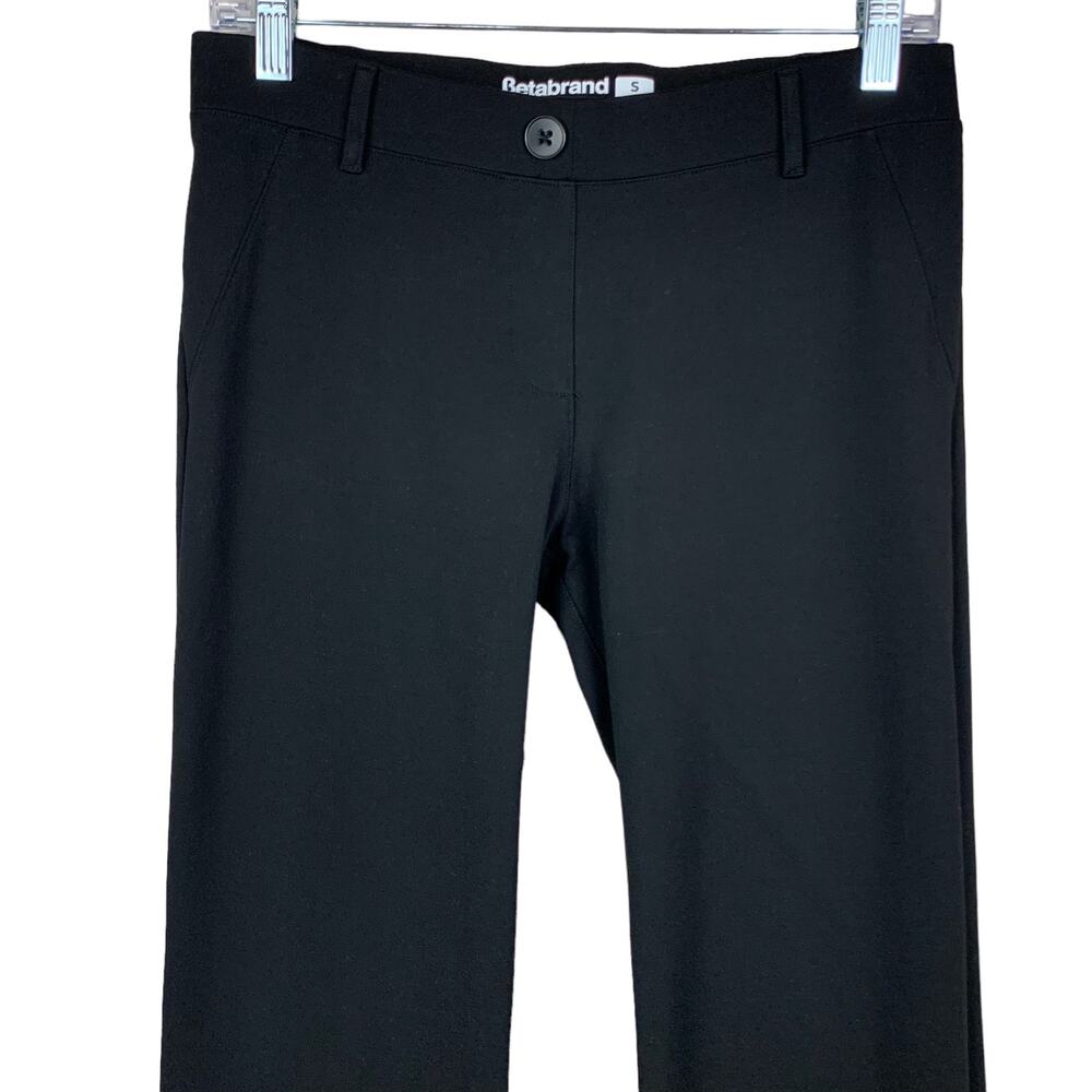 Betabrand Pants Classic Dress Black Yoga Bootcut Women’s S Petite - Picture 2 of 9